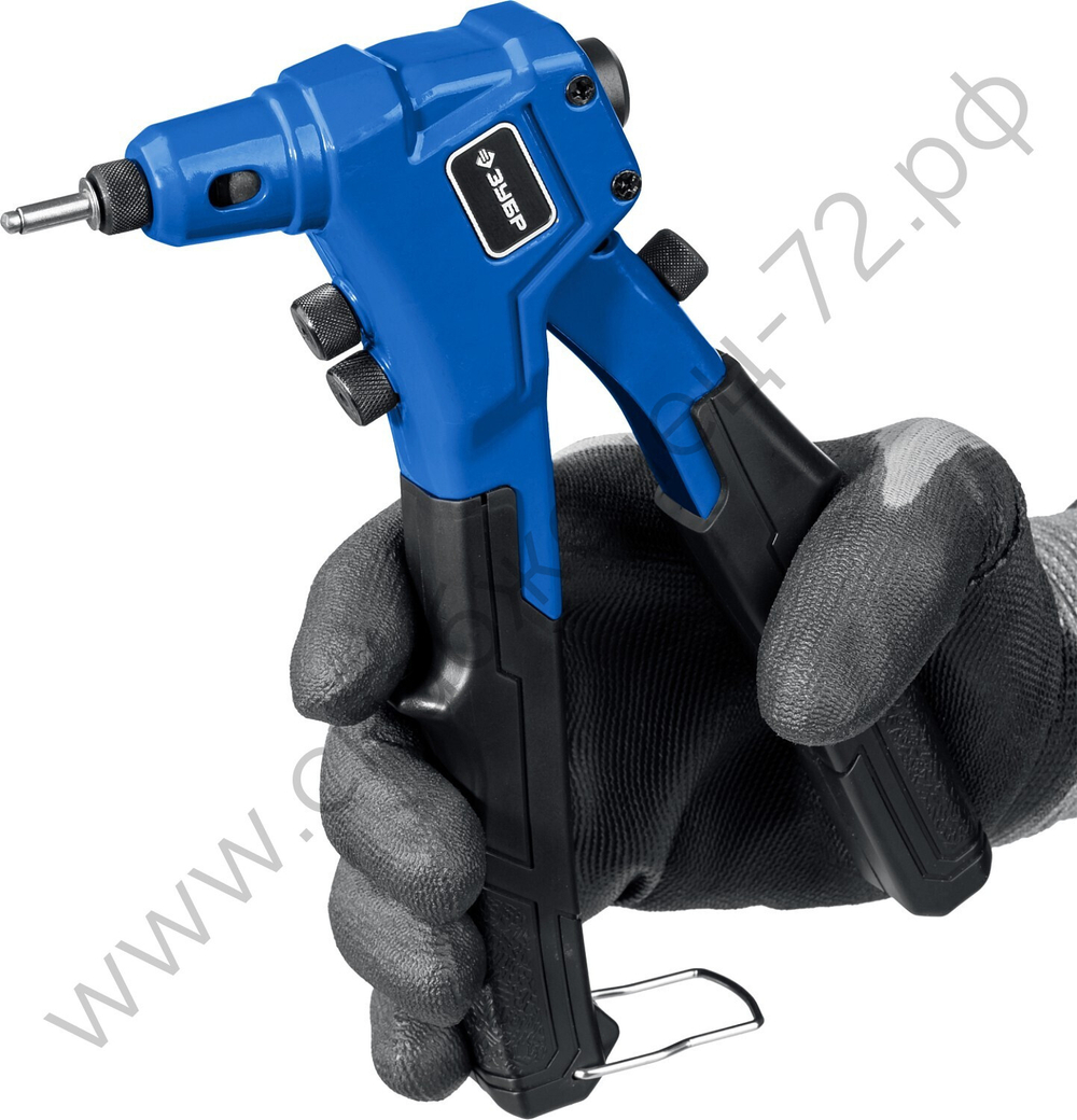 ЗУБР П-300 2.4-4.8 мм, 195 мм, компактный литой заклепочник, Профессионал (311933)