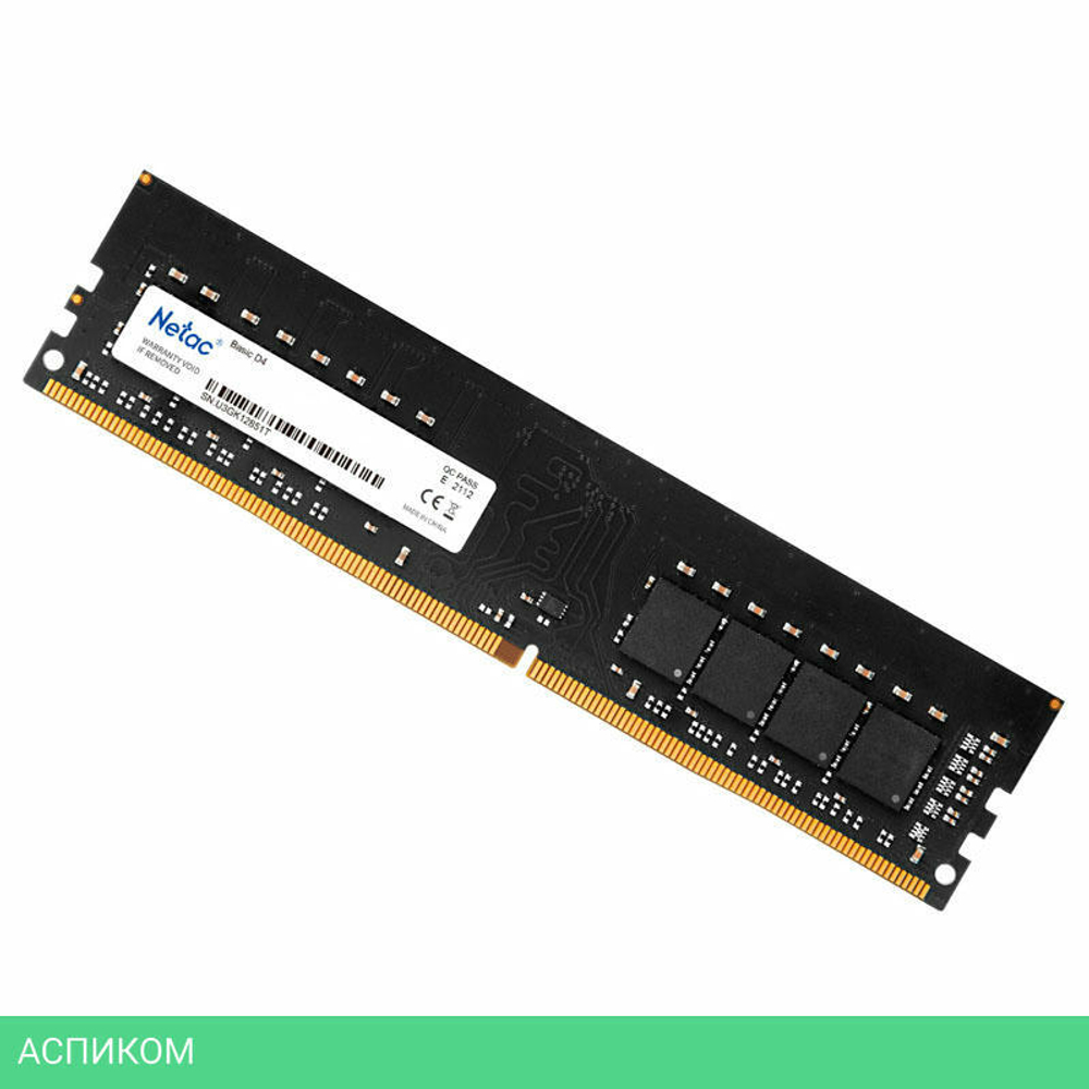 Оперативная память Netac Basic 16GB DDR4 PC4-25600 (NTBSD4P32SP-16)