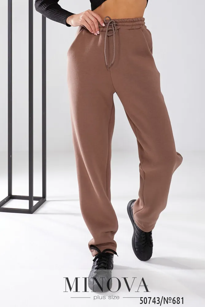 Брюки 681-мокко Minova