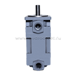 НПл25-25/6,3 - Пластинчатый нерегулируемый сдвоенный насос с рабочим объемом 25+25 см3 (YB1-25/25U)
