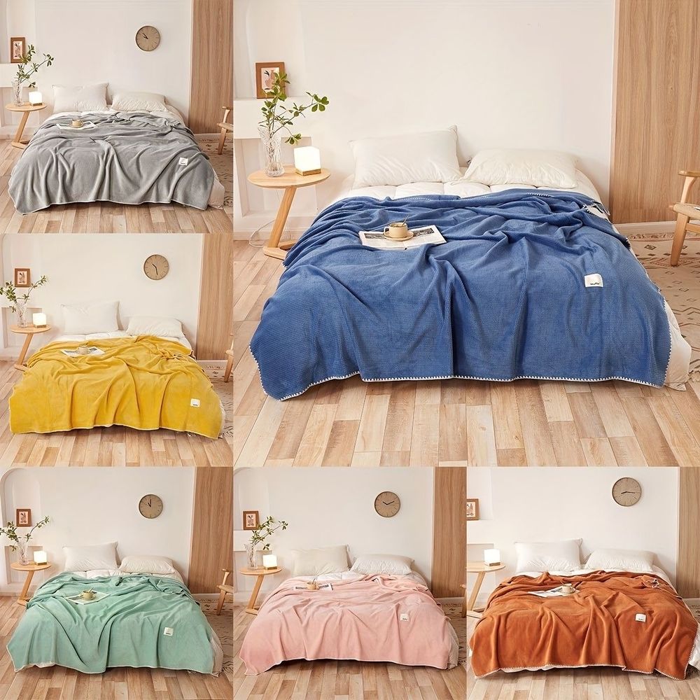 Плед ВАФЛ ПЛЮШ 1,5сп