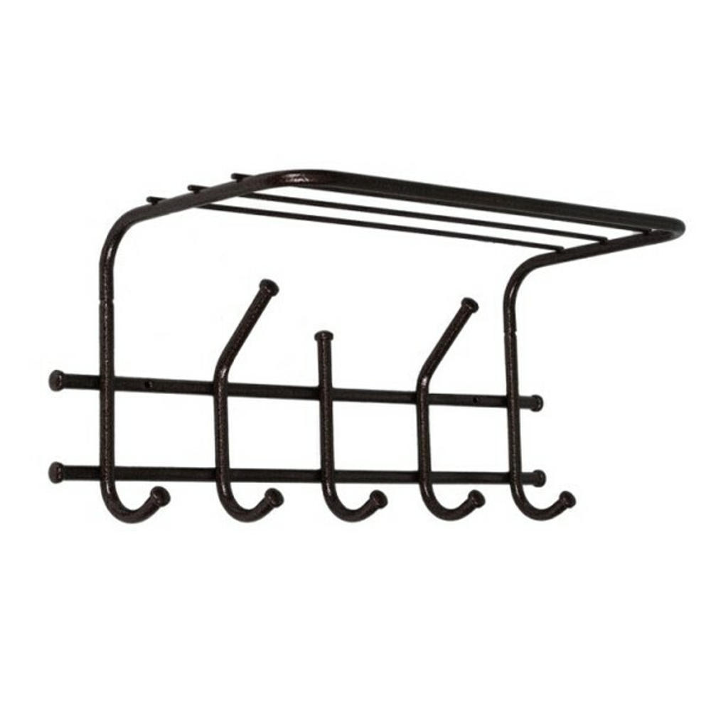 Вешалка с полкой «ЭРА-5» (Медный антик) ВСП 278 М