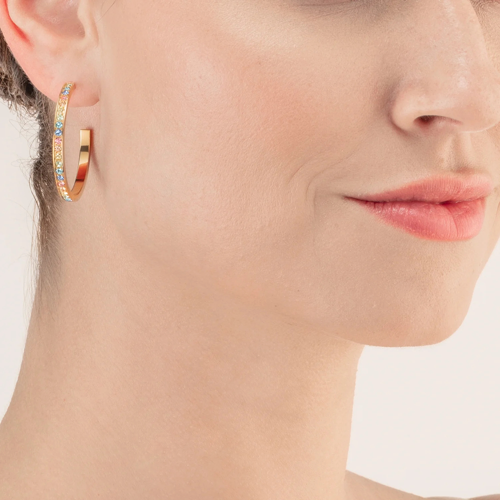Серьги Multicolor-Pastel Gold Coeur de Lion Coeur de Lion
