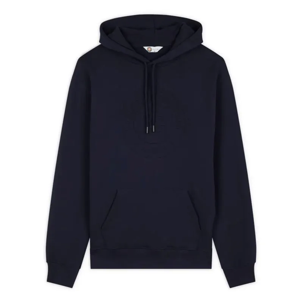 Мужская теннисная кофта Roland Garros Embossed Logo - navy blue