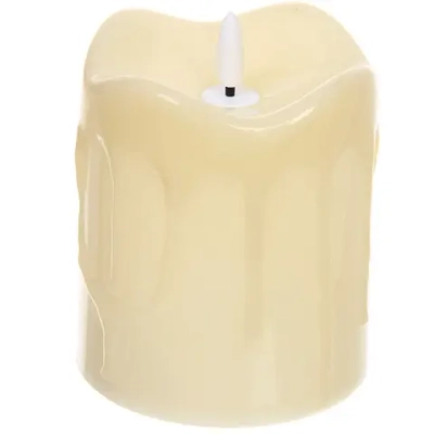 Сувенир с подсветкой «Свеча - Огонь» 9*10 см (работает от батареек 3 АА)