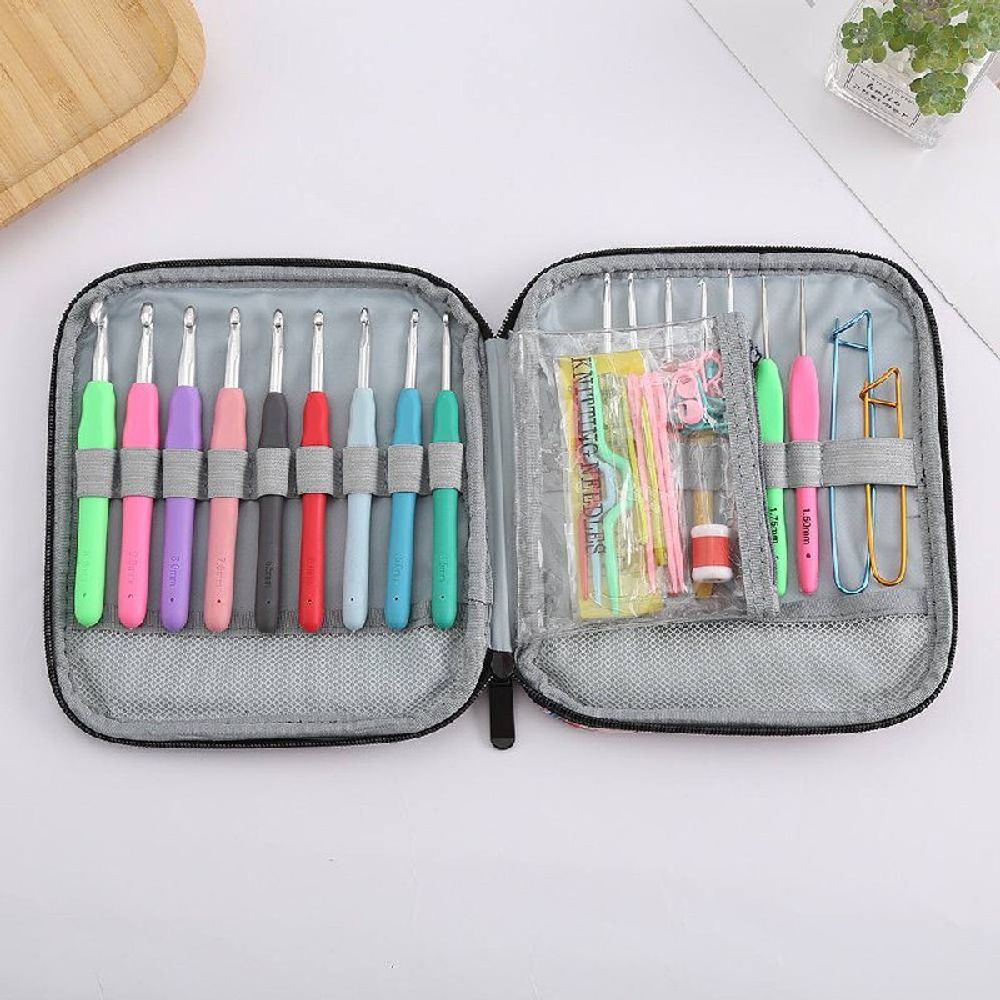 Чехол-органайзер для крючков, чулочных и съемных спиц