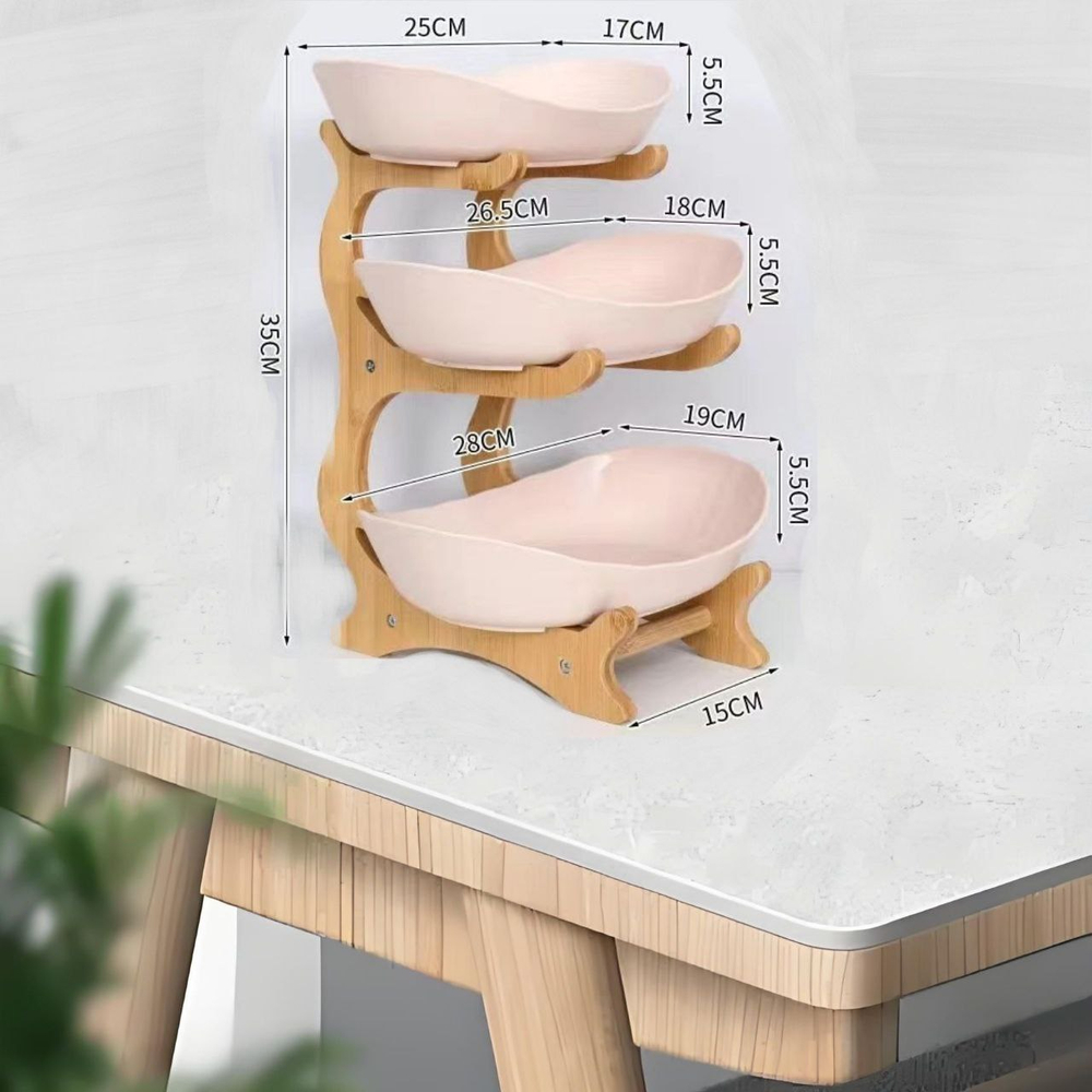 Трёхъярусная фруктовница