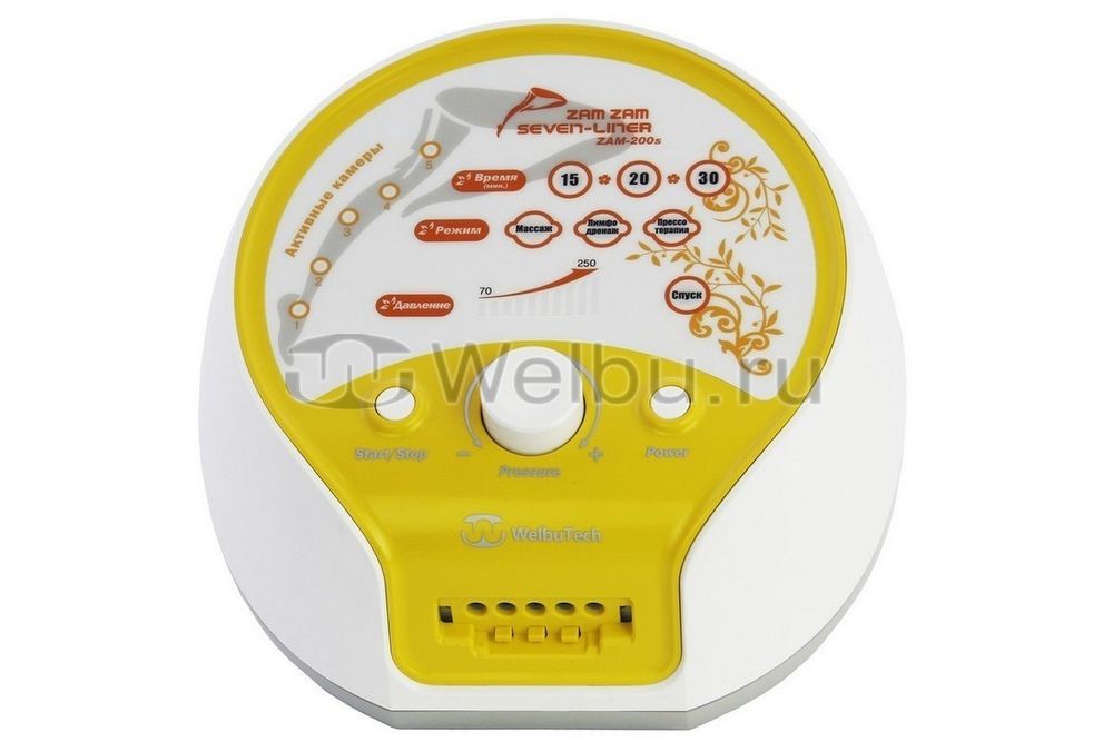 Аппарат для лимфодренажа и массажа WelbuTech Seven Liner Zam-200S, стандартный комплект, размер L (новый тип стопы)