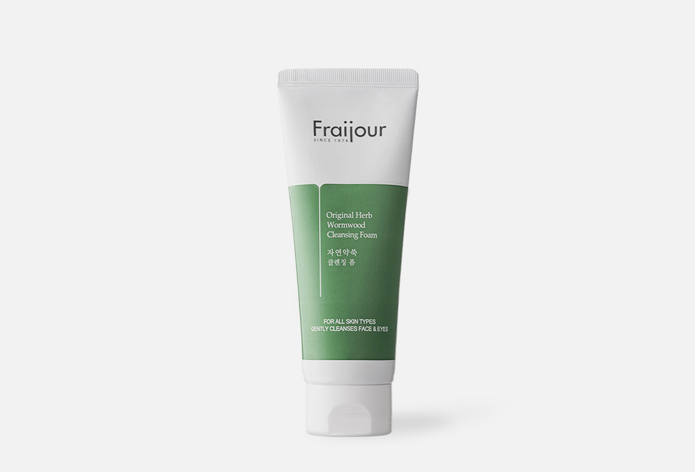 Fraijour Пенка для умывания РАСТИТЕЛЬНЫЕ ЭКСТРАКТЫ Original Herb Wormwood Cleansing Foam (150 мл)