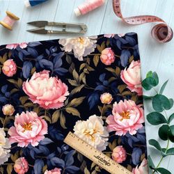 Ткань премиум интерлок ночная клумба