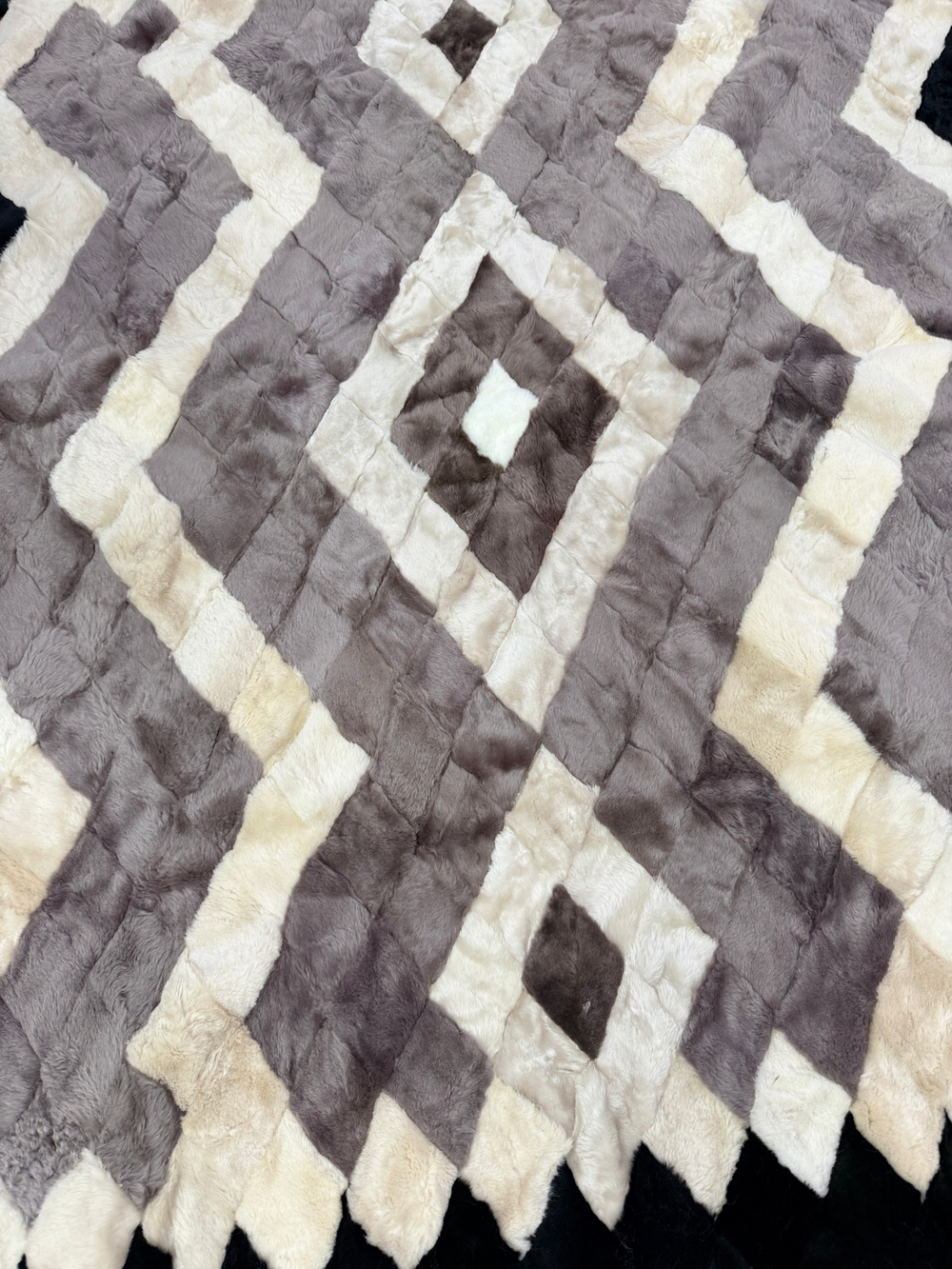 Покрывало меховое ковер из шкуры овчины