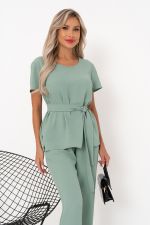 Костюм брючный (полынь) К11-81/3 Nikol (Акция)