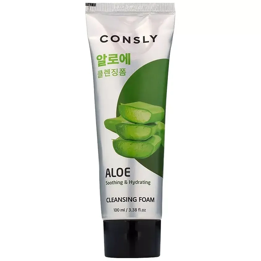 CNS FOAM Пенка для умывания успокаивающая кремовая c экстрактом алоэ вера Aloe Vera Soothing Creamy Cleansing Foam, 100 мл