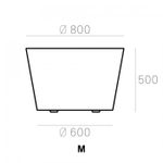 Стол с подсветкой Conos mini S-M