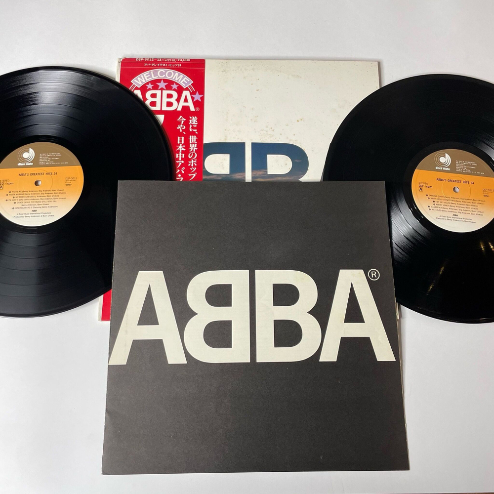 Винтажная виниловая пластинка LP ABBA АББА Хиты Greatest Hits 24 (Japan 1980) (Obi) Dancing Queen