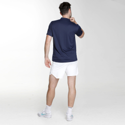 Мужское теннисное поло Nike Dri-Fit Blade Solid Polo Men - Dark Blue