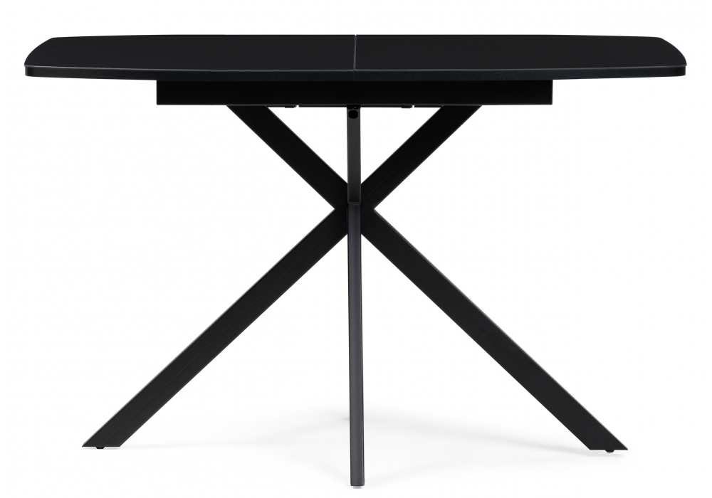 Стол стеклянный Woodville Тамаса 120(150)х70х76 черный