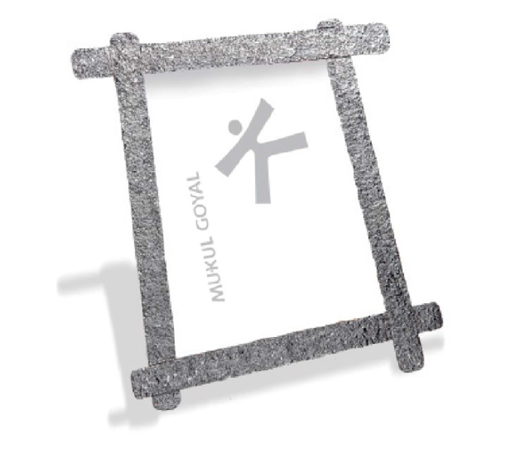 Mukul Goyal Фоторамка крестообразная, малая, хром MG330