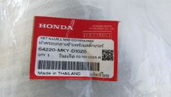 64220-MKY-D10ZB. COWL SET A, L. MIDDLE (WL) *NH436M* (NH436M MAT GUNPOWDER BLACK METALLIC). HONDA