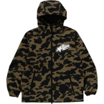 A Bathing Ape Windstopper Products Gore Tex Labs 1st Camo Худи Куртка зеленый