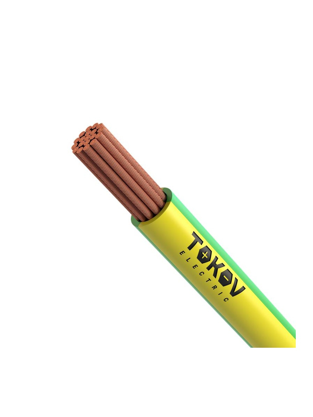 Провод TOKOV ELECTRIC ПуГВнг(А)-LS 1х2.5 Ж/З 450/750В (уп.100м) 000011527
