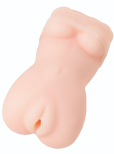 Телесный мастурбатор в виде женской фигурки (Цвет: телесный)