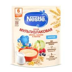 Каша Nestle мол Мультизл ябл-черн-малина 200г