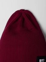 Красная шапка детская бини на осень