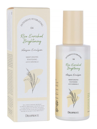 DEOPROCE Эмульсия для лица с экстрактом риса осветляющая, 200мл