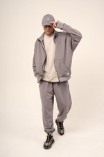 Толстовка KUL'TURA "ZIPPER" Ртуть