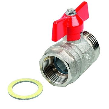 Шаровой кран TECE 3/4" ВР x 1" НР для коллекторных блоков (77381001)