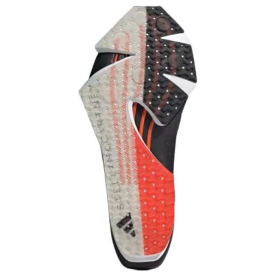 Кроссовки Adidas STELLA MCCARTNEY Белые/Практичный Черный/Яркоранжевый Женский