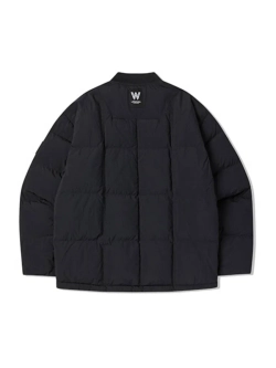 Стеганный пуховик средней плотности