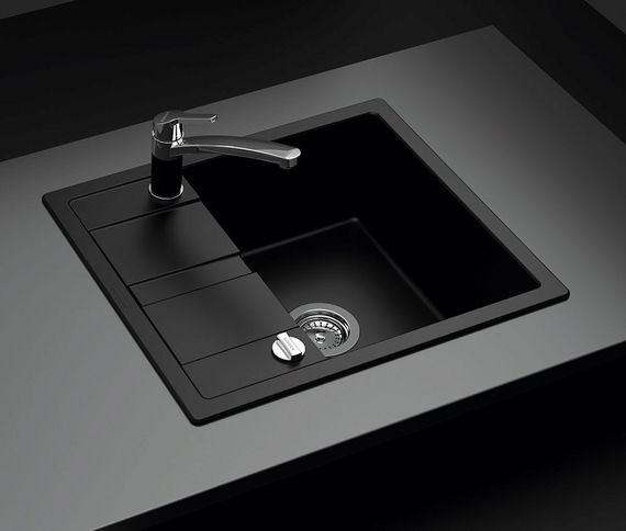 Мойка SCHOCK Optima 45D Cristalite неро