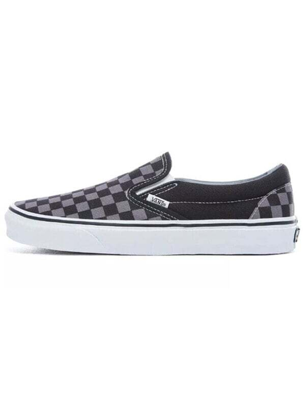 Кроссовки Vans Classic Slip On Checkerboard Black Grey
