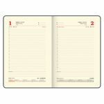 Ежедневник датированный 2025, А5, 138x213 мм, BRAUBERG "Cayman", под кожу, бордовый/черный, 115771