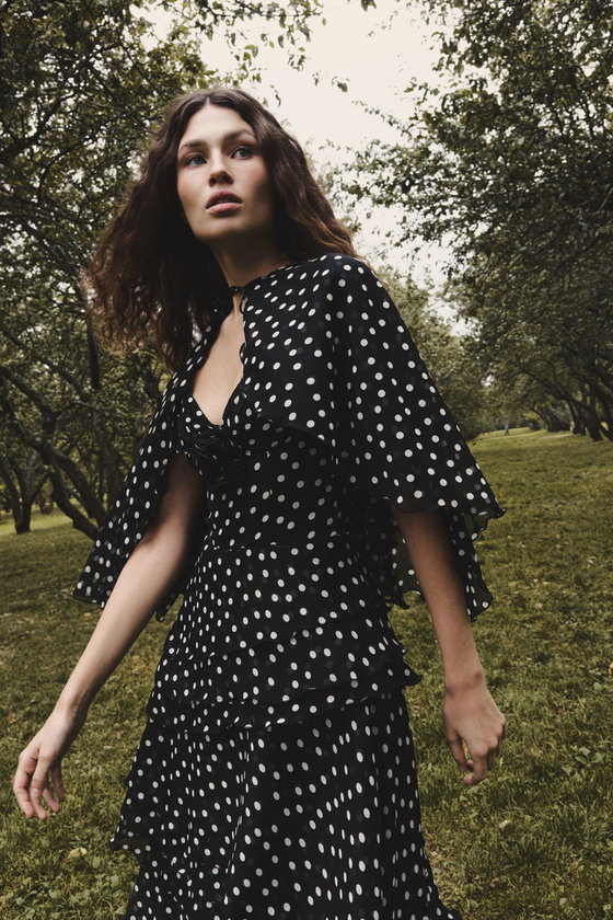 Платье макси из шифона с болеро