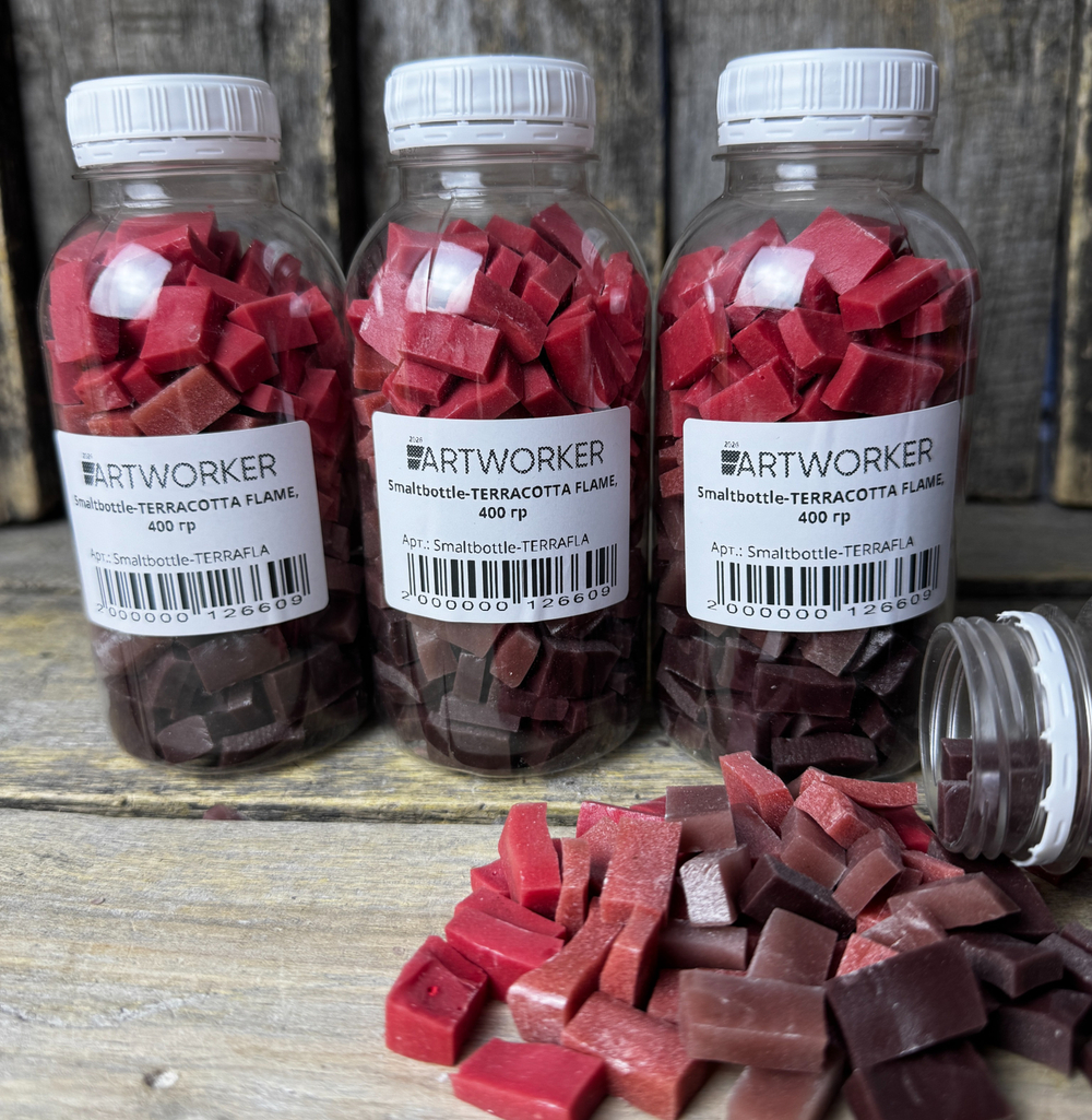 Smaltbottle-TERRACOTTA FLAME, 400 гр