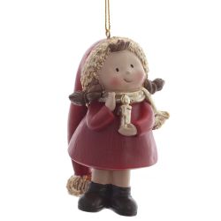 GAEM Фигурка декоративная подвесная "Девочка", L5 W5 H10 см, 2в.
