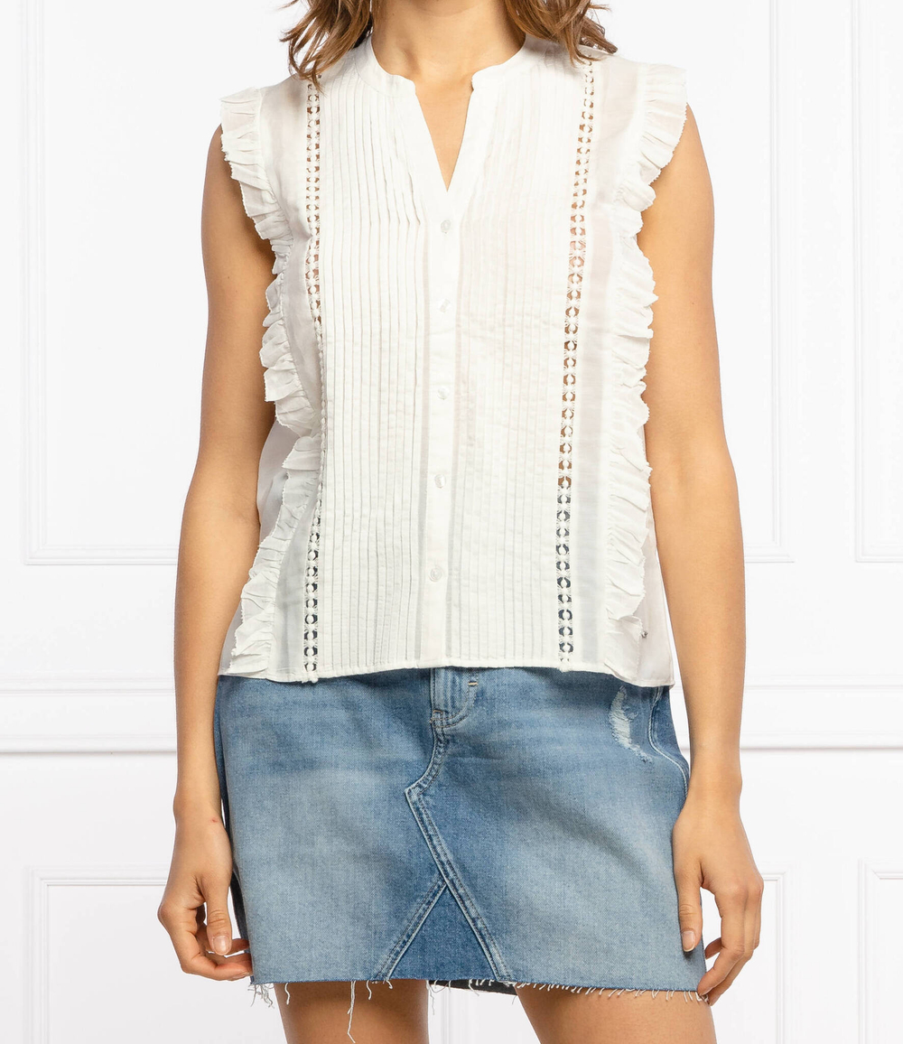 блузка isla Pepe Jeans London - экрю(PL304043)