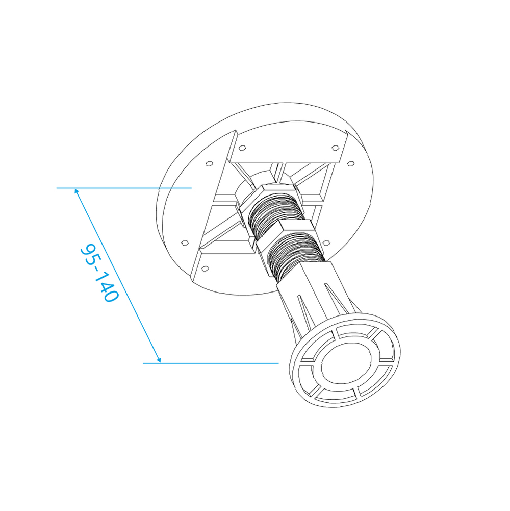 Ножки для поддона RGW N-01 (08)