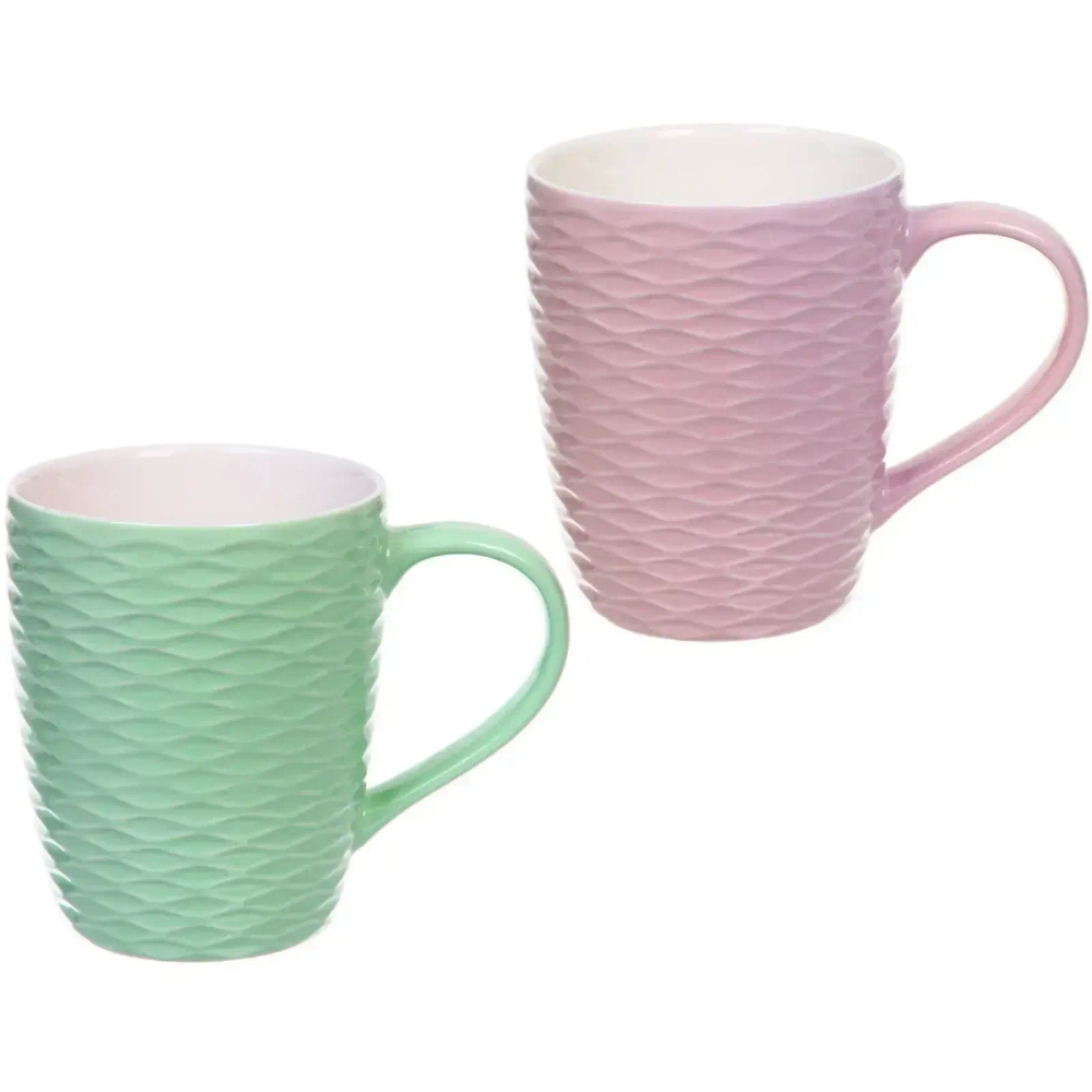 Кружка керамическая 500мл «Волна», микс цветов