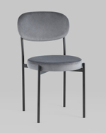 Стул Бриф NEW велюр серый 4 шт