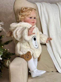 Кукла Реборн мягконабивная 60см в пакете (FA-585)