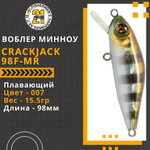 Воблер для рыбалки Pontoon21 Crackjack 98F-MR, 98мм., 15.5гр., заглубление 1.3-1.7 м, цвет 007