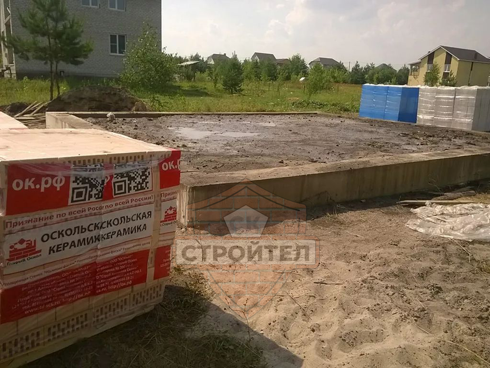 Строительство дома из кирпича 115 м2