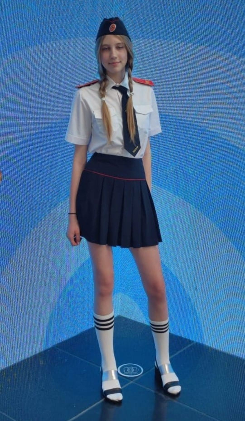 Юбка форменная казачья кадетская в складку 116