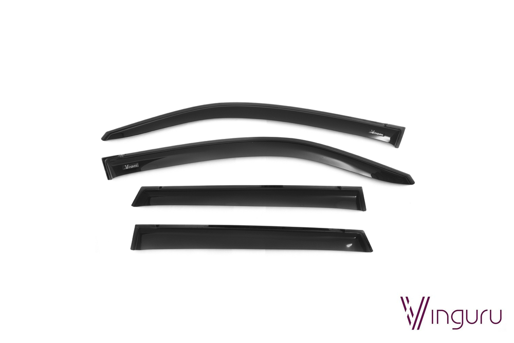 Дефлекторы окон Vinguru SUZUKI Vitara II 2014-2018, 2018- , накладные, AFV86415