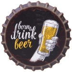 Подставка керамическая 10,8 см «Открывашка» Born to drink beer