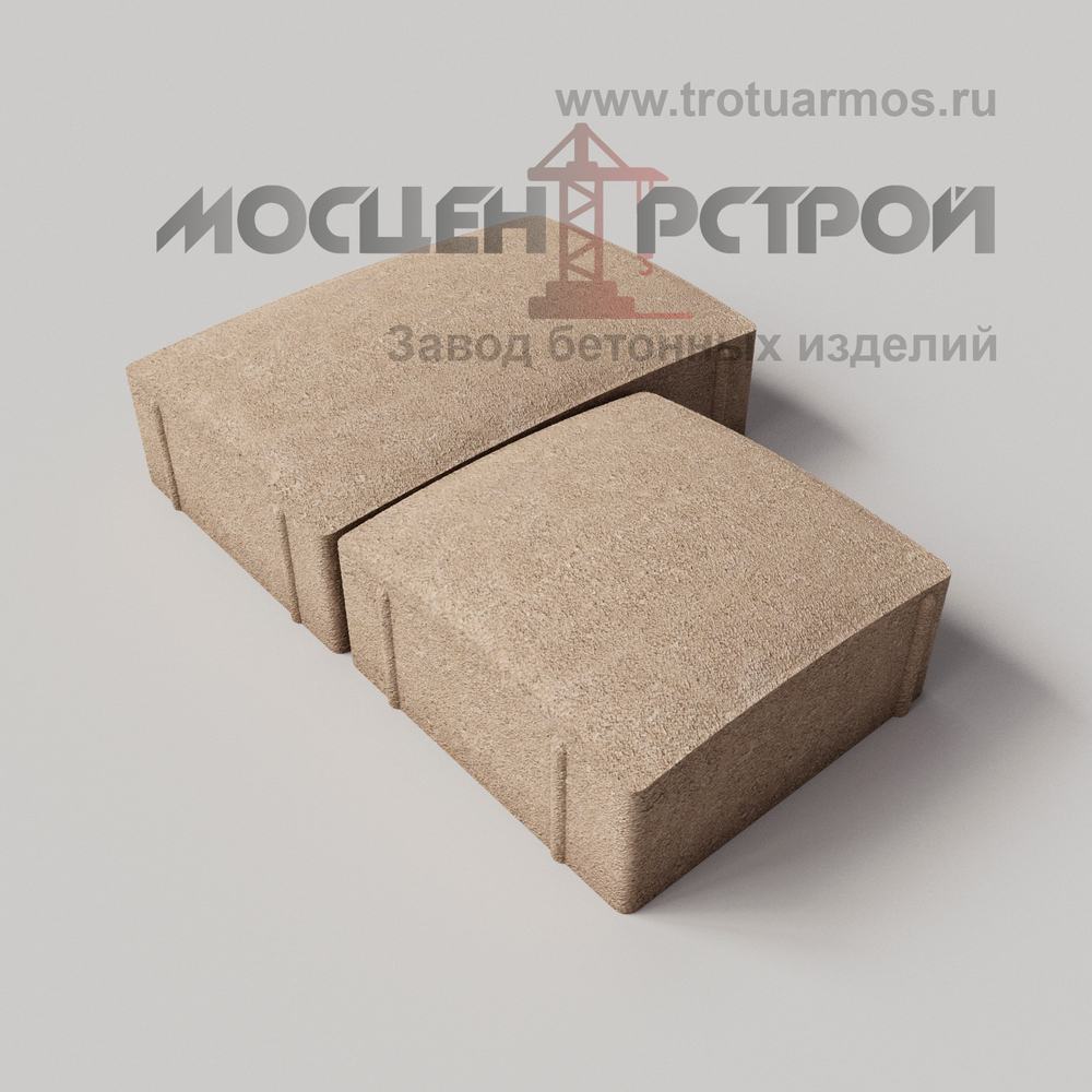  Тротуарная плитка Английский Булыжник 240/160х160х60